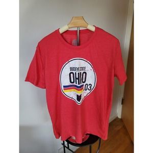 Ohio Buckeye State t-Shirt Women Large